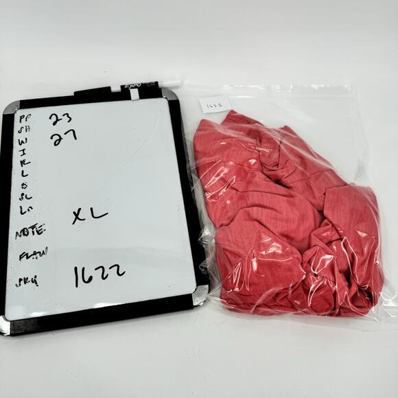 Talbots Sweatshirt Womens XL Pink Sleeveless Cowl Neck Pullover + Pockets Active - Picture 7 of 7